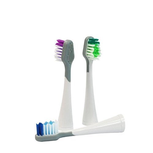 Pursonic Replacement Toothbrush Heads for Waterpik Sensonic Toothbrush, Easy Replacement for Clean and Healthy Smile
|