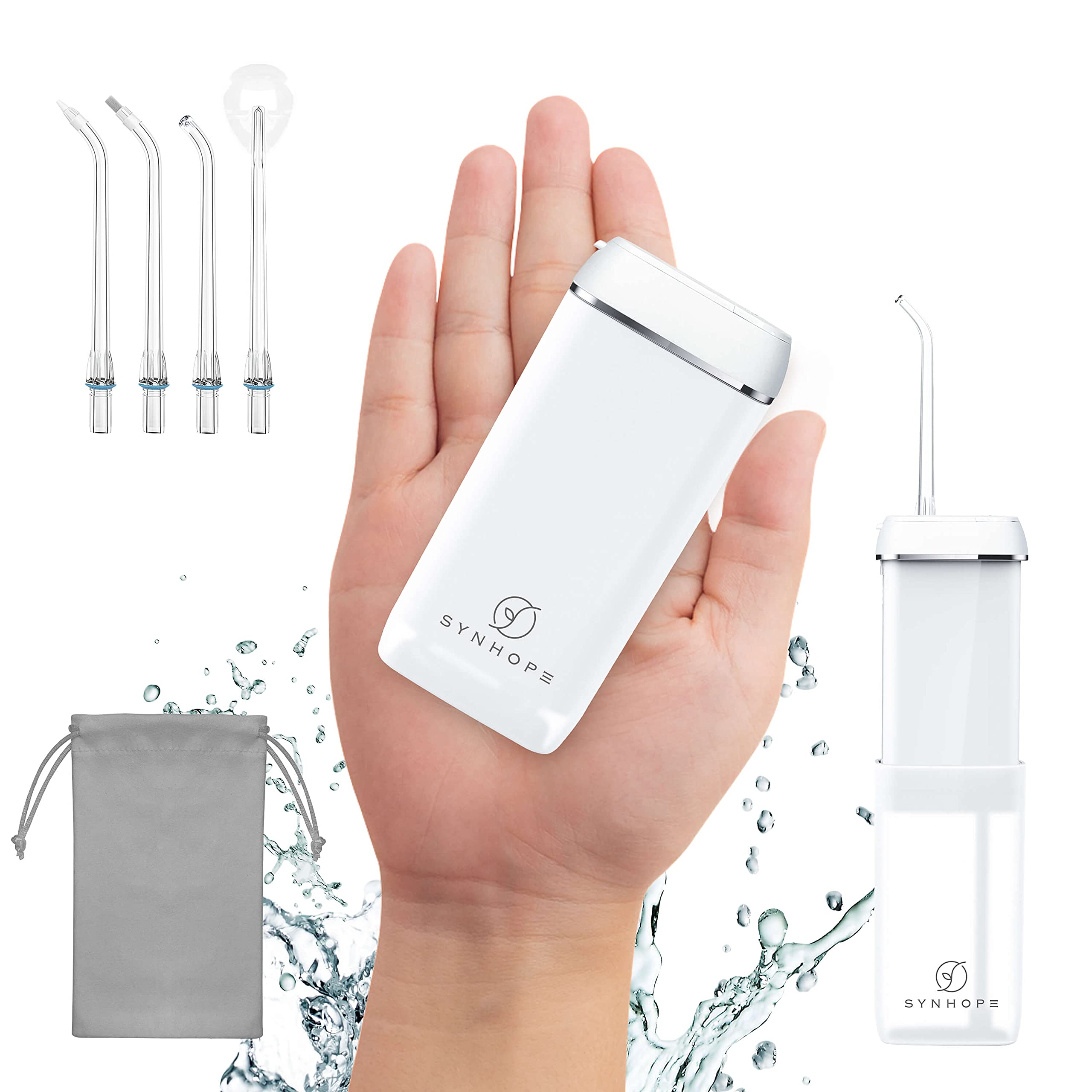 Mini Cordless Portable Oral Irrigator Water Teeth Cleaner for Teeth, Braces Bridges Care
| 3 Modes & IPX7 Waterproof Te